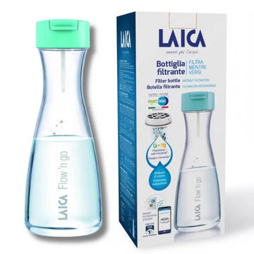 Laica Flown go vízszűrő palack 1l +Fast Disk betét