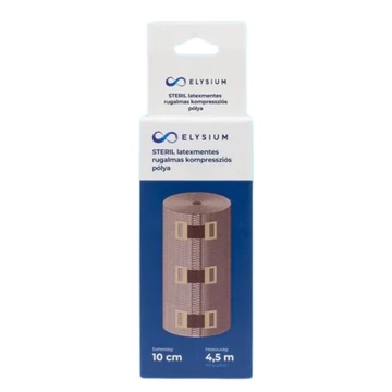 Elysium steril, latexmentes, rugalmas kompressziós pólya - 10 cm x 4,5 m