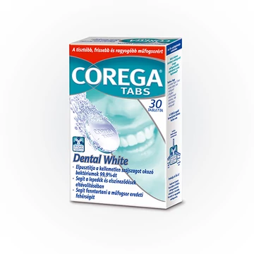 Corega Tabs Dental Weiss tabletta 30x