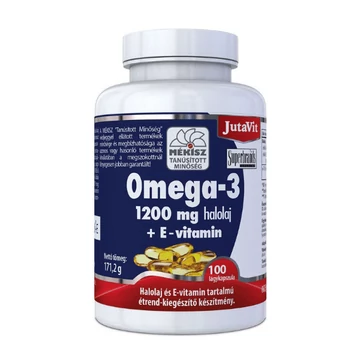 JutaVit Omega-3 1200 mg + E vitamin kapszula 100x
