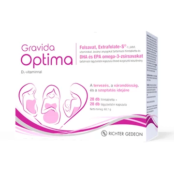Gravida Optima filmtabletta+kapszula 2x28