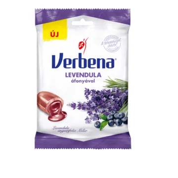 Verbena cukorka Levendula Áfonya 60g