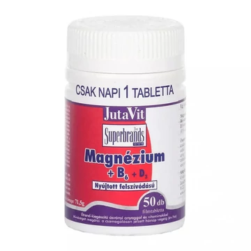 JutaVit Magnézium+B6 +D3 tabletta 50x