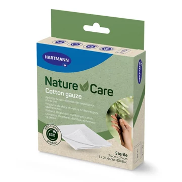Nature Care mull-lap steril 7,5x7,5cm 10x