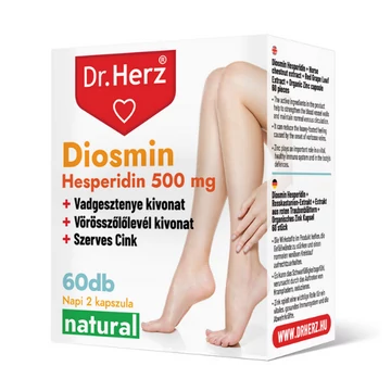 Dr.Herz Diosmin Hesperidin 500 mg kapszula 60x