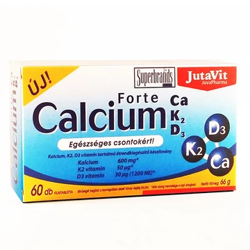 Jutavit Calcium Forte+K2+D3 tabletta 60x