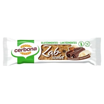 Cerbona gluténmentes étcsokoládés-marcipános zabszelet (40g)