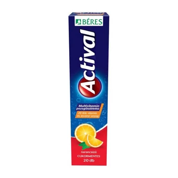 Actival Multivitamin pezsgőtabletta narancs 20x