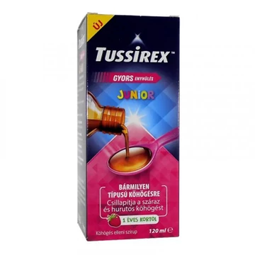 Tussirex Junior szirup köhögésre 120ml