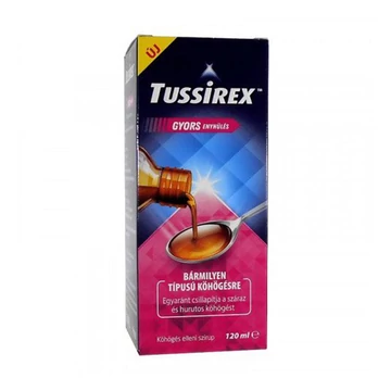 Tussirex szirup köhögésre 120ml