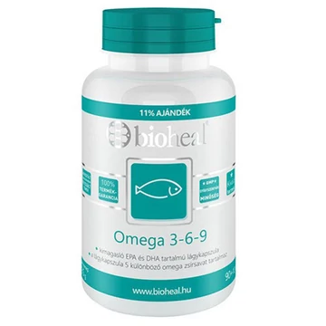 Bioheal Omega 3-6-9 2000 mg lágy kapszula 100x