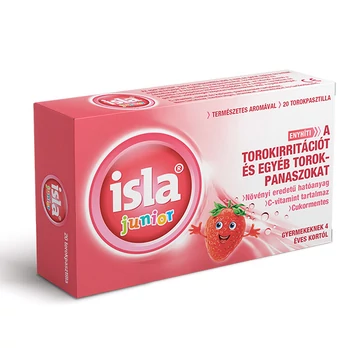Isla-Junior torokpasztilla 20x