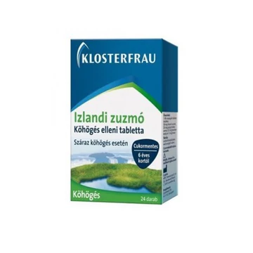 Klosterfrau Izlandi zuzmó szopogató tabletta köhögés ellen 24x