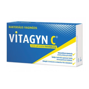 Vitagyn C savas pH-értékű hüvelykrém 30g