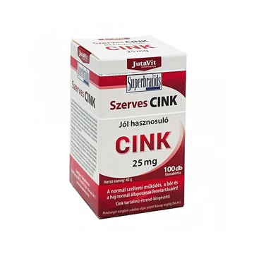 JutaVit Szerves Cink tabletta 100x