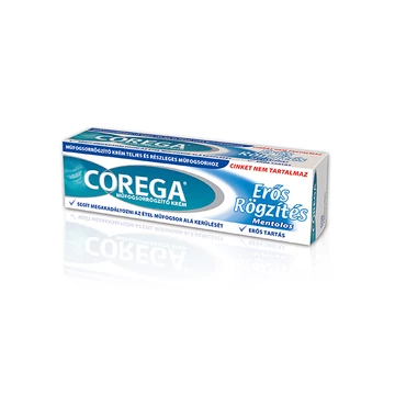 Corega műfogsorrögzítő krém erős rögzítés 40g