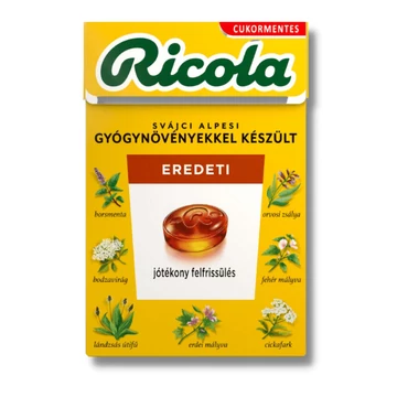 Ricola Eredeti gyógynövény cukorka 40g