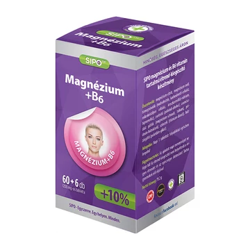 SIPO Magnézium+B6 tabletta 66x