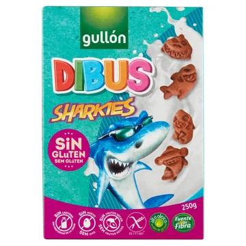 Gullon Dibus gluténmentes reggeliző keksz 250g