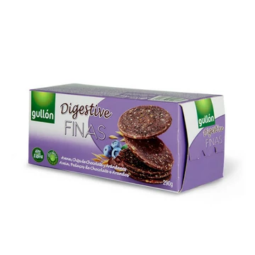 Gullon Digestive THINS áfonyás keksz 270g