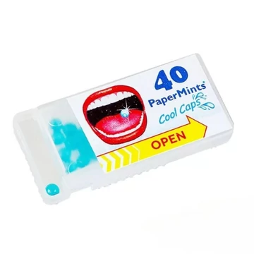 Papermints Cool Caps cukormentes mentolos cukorka 40x