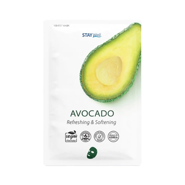 STAY Well Vegan avokádós fátyol arcmaszk