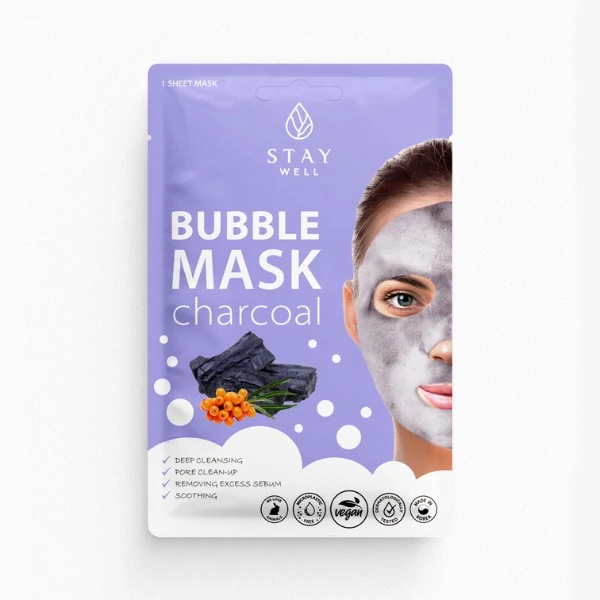 STAY Well Deep Cleansing Bubble Mask Charcoal