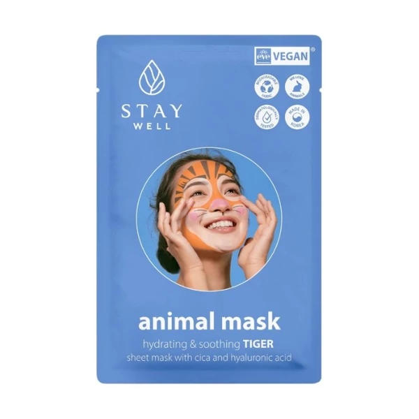 STAY Well Vegan Animal Mask Tiger