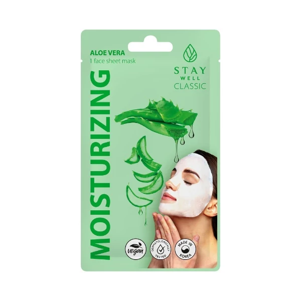 STAY Well Classic Sheet Mask Aloe Moisturizing 22g