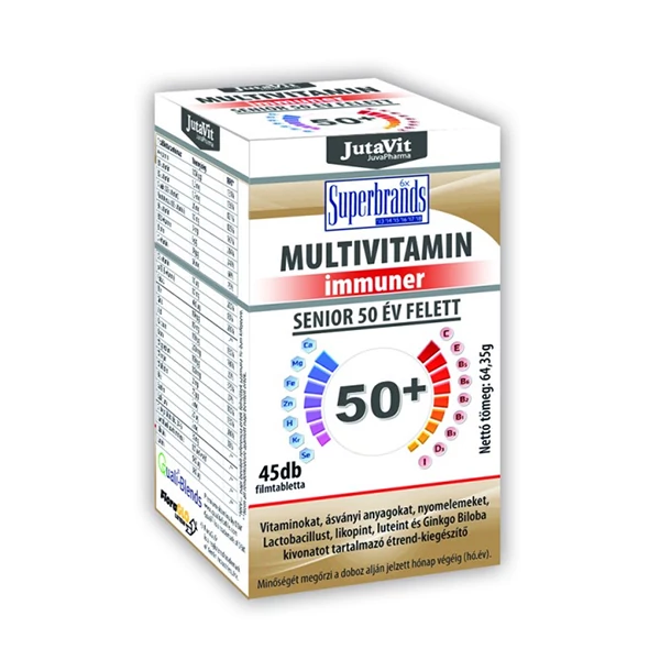 JutaVit Multivitamin Senior 50+ tabletta 45x
