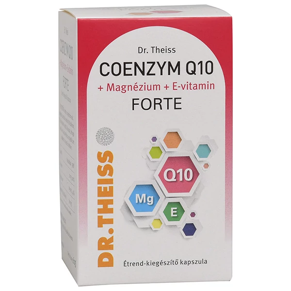 Dr. Coenzym Q10 + Mg + E-vitamin kapszula FORTE 60x