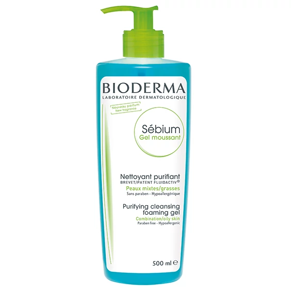 Bioderma Sébium Moussant habzó gél zsíros és problémás bőrre 500ml