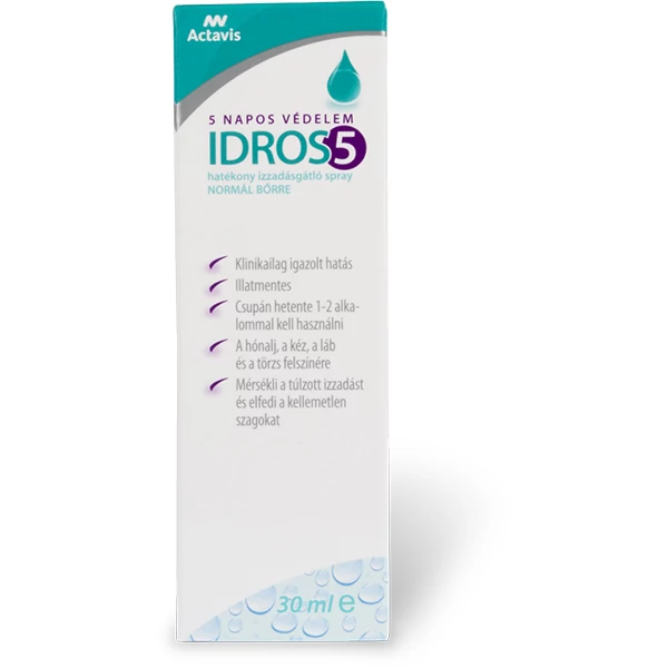 Idros5 izzadásgátló spray 30ml