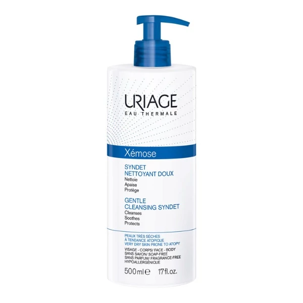 Uriage Xémose Syndet krém-tusfürdő száraz bőrre (500ml)