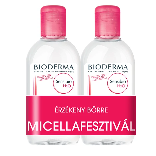BIODERMA Sensibio H2O arclemosó oldat DUO 2x250ml