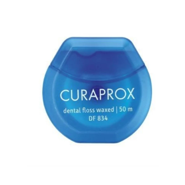 Curaprox fogselyem viaszolt DF 834 adagolóval 50m