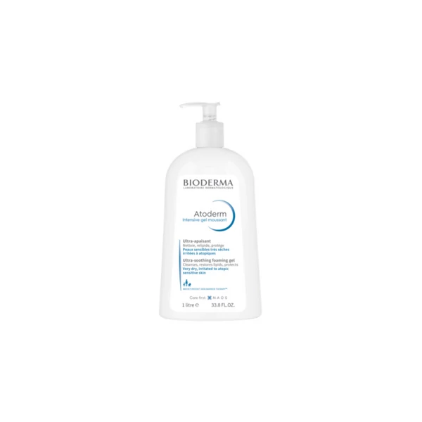 BIODERMA Atoderm Intensive Moussant gél száraz érzékeny bőrre 1L