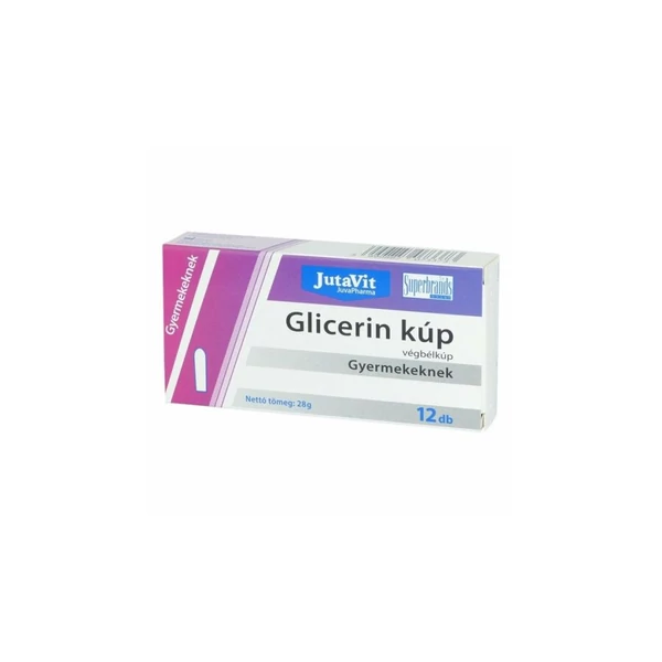 Jutavit Glicerin végbélkúp gyermekeknek 12x