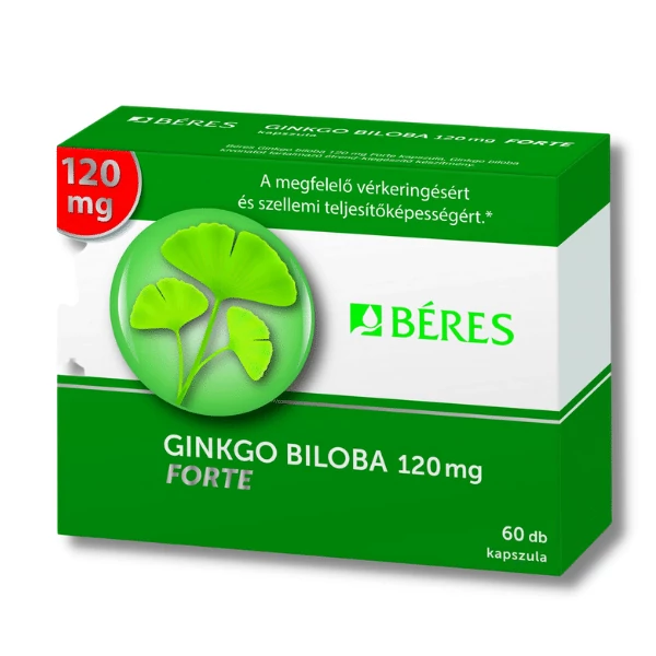 Béres Ginkgo Biloba 120 mg Forte kapszula 60x