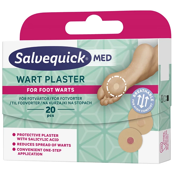 Salvequick Med szemölcstapasz 20x