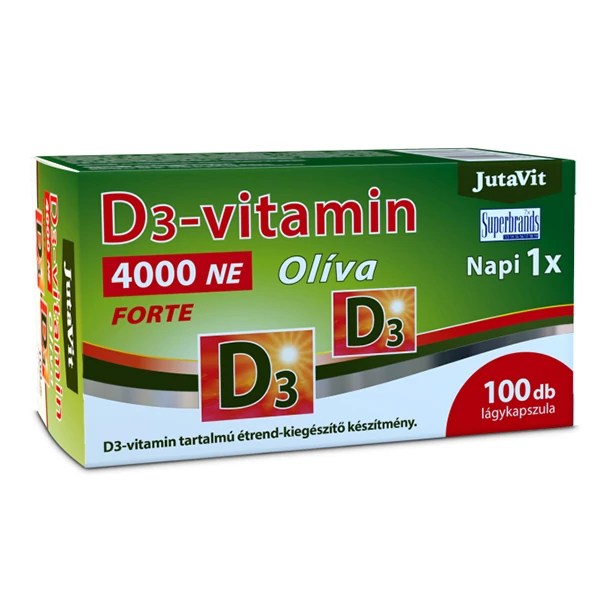 Jutavit D3-vitamin 4000NE Olíva kapszula 100x