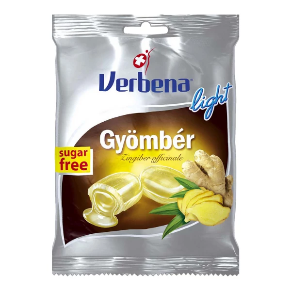 Verbena keménycukor gyömbér cukormentes 60g