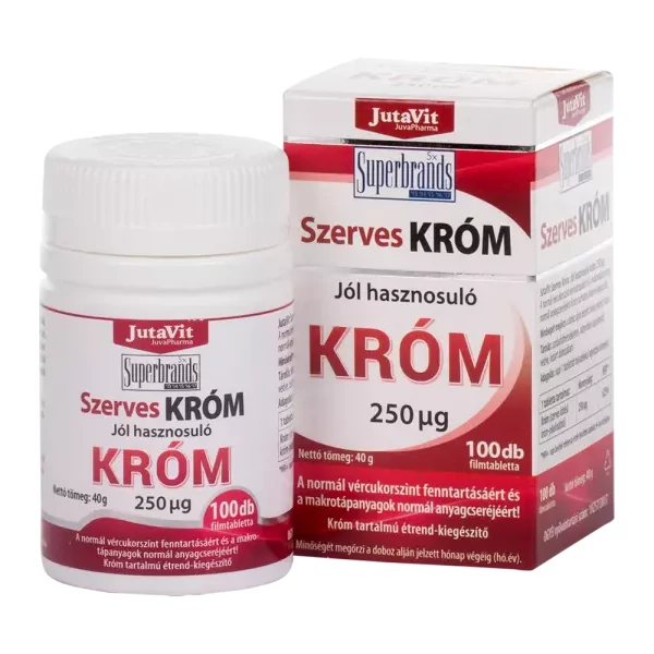 JutaVit Szerves Króm tabletta 100x