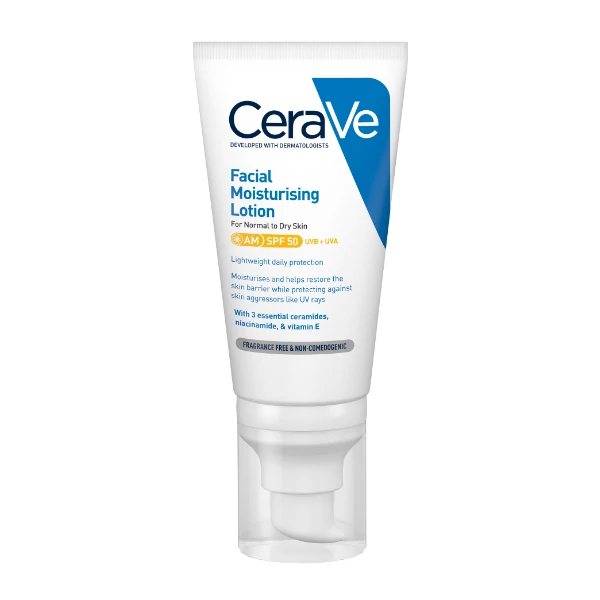 Cerave hidratáló arckrém nappali SPF50 52ml