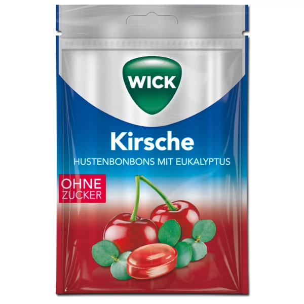 Wick torokcukor Cseresznye Eukaliptusz 72g