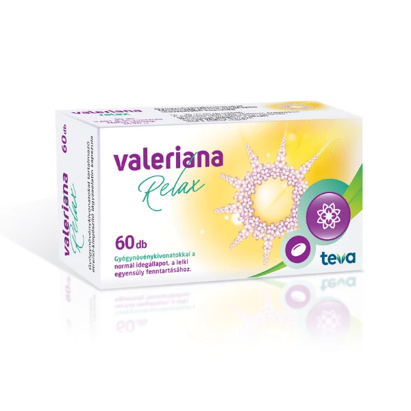 Valeriana Relax Gyógynövénykivonat kapszula 60x
