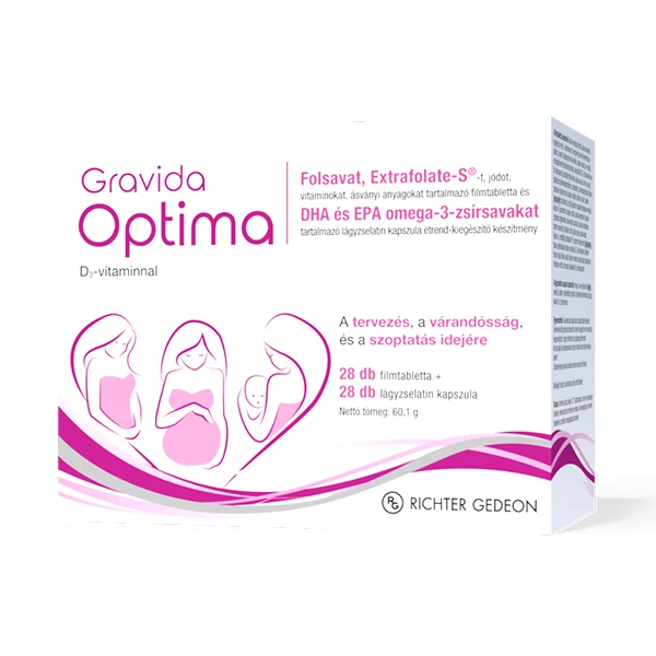 Gravida Optima filmtabletta+kapszula 2x28