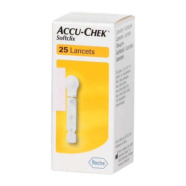 Vérvételi lándzsa AccuChek Softclix 25x