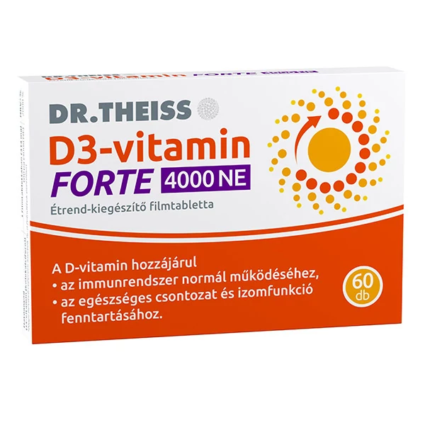 Dr.Theiss D3-vitamin 4000NE Forte filmtabletta 60x