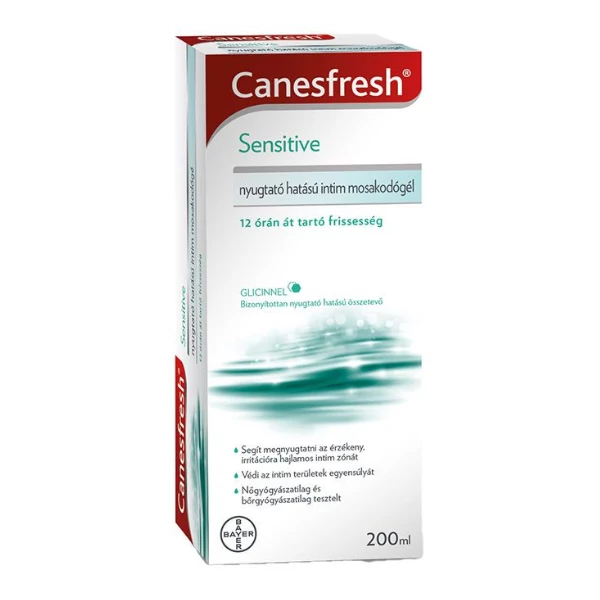 CanesFresh Sensitive nyugtató hatású intim mosakodógél 200ml